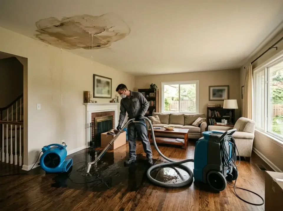 attic-pipe-burst-ceiling-drip-008 — frequently asked questions, Water Damage Restoration & Carpet Care in Lexington, OK